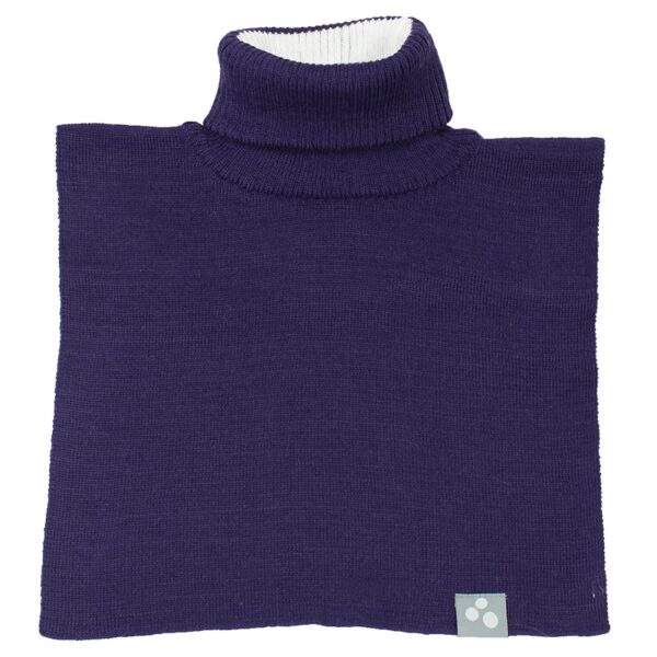 Laste kootud kaelussall CORA 8606BASE tumelilla-70073 L/XL