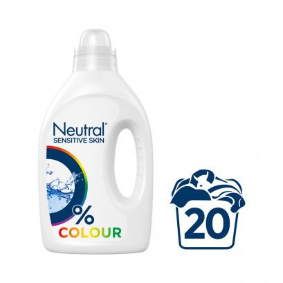Pesuvahend Colour Wash Sensitive Skin 20 pk, NEUTRAL, 1 l