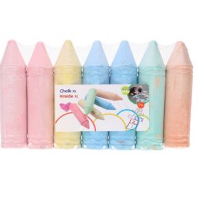 Suured tänavakriidid XL 7tk 19×4,5cm Eddy Toys