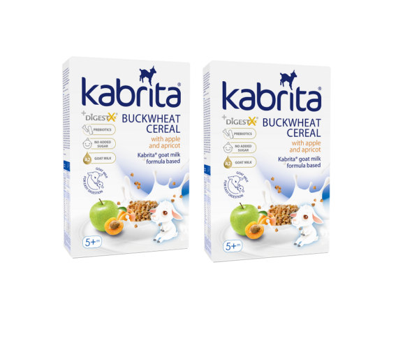 Kabrita tatrapuder õuna ja aprikoosi ning kitsepiimaga alates 5 kuust, 2x180g (1pakk-9,98eur)