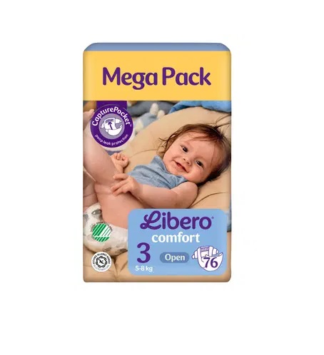 Libero teipmähkmed Comfort N3 5-9 kg 76tk