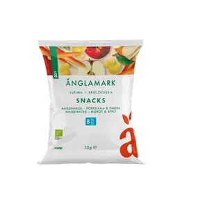 Änglamark mahedad maisikrõbuskid porgandi ja õunaga 15g 8+kuust