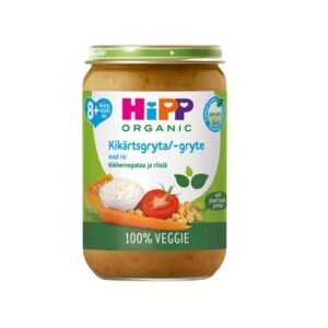HiPP kikerhernepada riisiga ÖKO 3x220g Hipp 8.kuust (1tk-2,49eur)