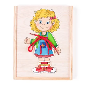 Puidust puzzle Riieta tüdruk
