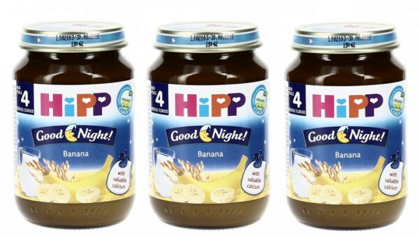 Head Ööd Teraviljapuder piimasegu ja banaaniga ÖKO 3x190g Hipp 4.kuust   (1tk-2,36eur)