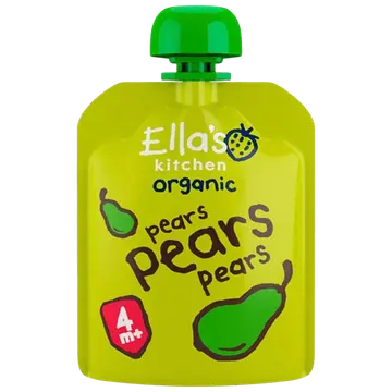 Ella´s Kitchen ökoloogiline pirnipüree 3x70g, öko, alates 4-elukuust (1tuub-1,39eur)