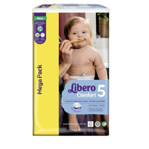 Libero teipmähkmed Comfort N5 Mega Pack 10-14 kg 76tk