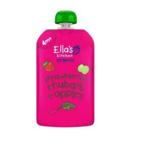 Ellas Maasika-rabarberipüree 3x120g alates 4-elukuust (1tuub -1,79eur)