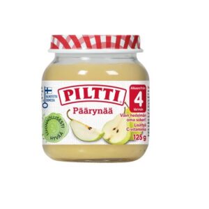 Piltti pirnipüree 3x125g, alates 4-elukuust (1purk-0,99eur)
