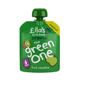 Ella´s Kitchen roheline puuviljapüree 3x90g, öko, alates 6-elukuust (1tuub -1,56eur)