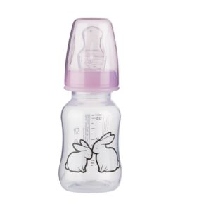 Lutipudel Marimekko Ainu 120ml roosa/Jänku pojaga  silikoon lutiga N1