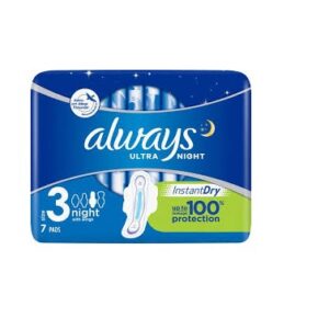 Hügieenisidemed, Always Ultra Night 7tk