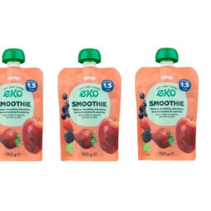 Coop smoothie õuna-mustika-maasika-põldmarja-vaarika 3x150g 1,5+aastasele (1tuub-0,99eur)