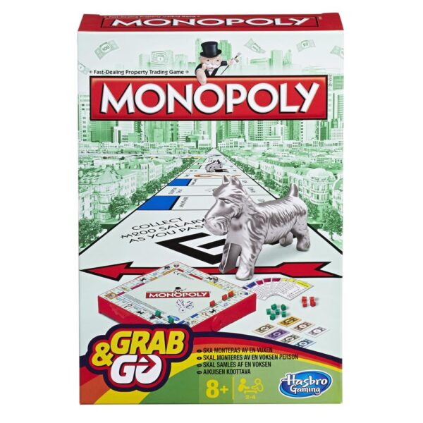 LAUAMÄNG MONOPOLY REISI (GRAB AND GO) Soome keeles