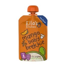 Ella´s Kitchen mango-jogurti-riisipüree 3x100g, öko, alates 6-elukuust (1tuub -2,23eur)