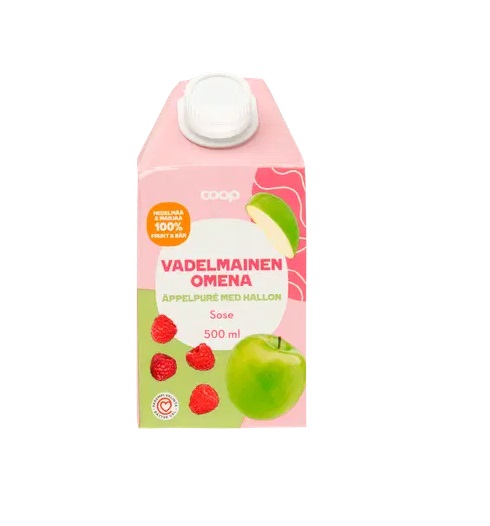 Coop vaarikane õunapüree 500ml