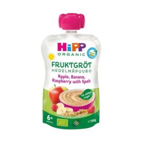 HiPP puder spelta, õuna, banaani ja vaarikaga 100g 6.kuust 3x100g (1tuub-1,79eur)