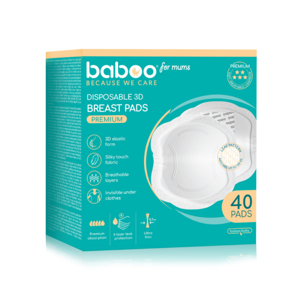 Baboo Premium ühekordsed rinnapadjad 40tk