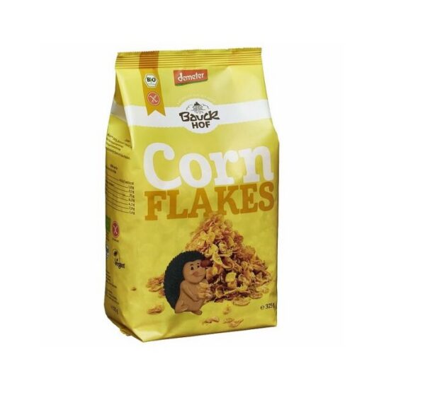Bauckhof Cornflakes maisihelbed 325g, gluteenivaba