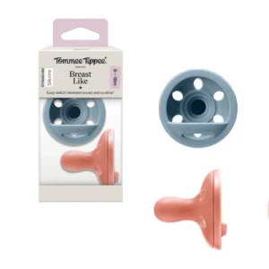 Tommee Tippee silikoonlutid Breast like soother 6-18 kuud roosa/hall