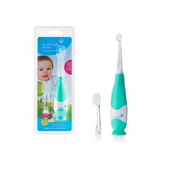 Brush-Baby Baby Sonic väikelaste elektriline hambahari 0-3a