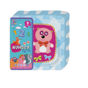 Puzzlematt Numbrid väikelastele 9tk 1tk-32x32cm