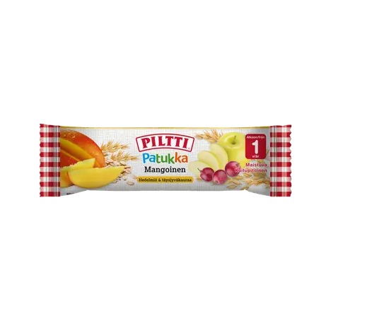Piltti mango vahepala batoon 3×25 g, alates 1-eluaastast (1batoon-1,36eur)