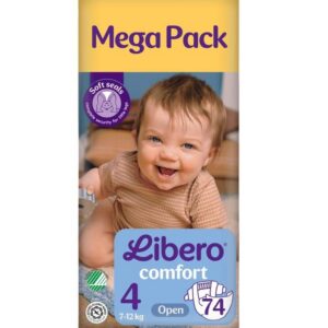 Libero teipmähkmed Comfort N4 Mega Pack 7-11 kg 74tk
