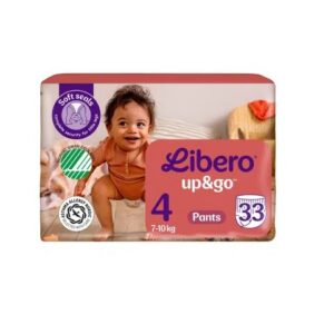 Libero püksmähkmed Up &Go N4 7-11 kg 33tk