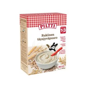 Piltti täistera rukkipuder 450g, alates 1-3eluaastast