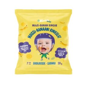 Muru Baby maisi-banaani rõngad 7+kuust 20g ÖKO