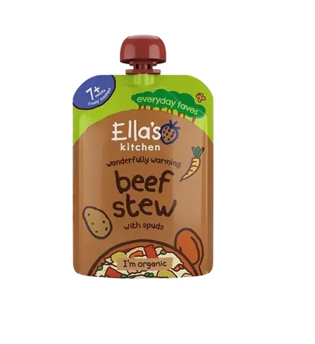 Ella´s Kitchen veiselihapüree kartuliga 3x130g, öko, alates 7-elukuust (1tuub-3,49eur)