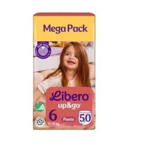 Libero UP&GO püksmähkmed XL Jumbo 13-20kg N6 50tk