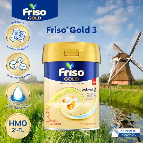 Friso Gold 3 jätkupiimasegu 400 g, alates 12-elukuust