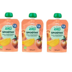 Coop smoothie õuna-mango-virsiku 3x100g 1,5aastasele (1tuub-0,99eur)