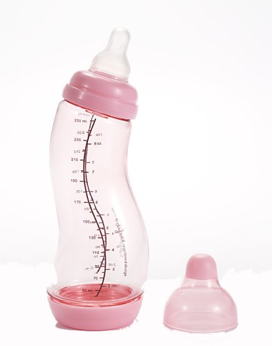 Difrax S-lutipudel kitsa kaelga 250ml heleroosa