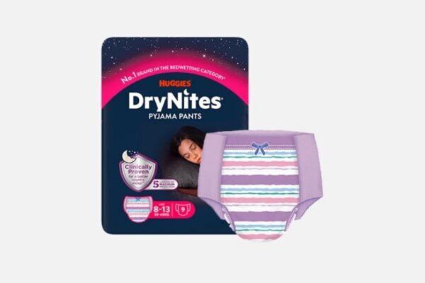 Huggies püksmähkmed ööseks 8-13 aastat tüdrukule 9tk  30-48kg