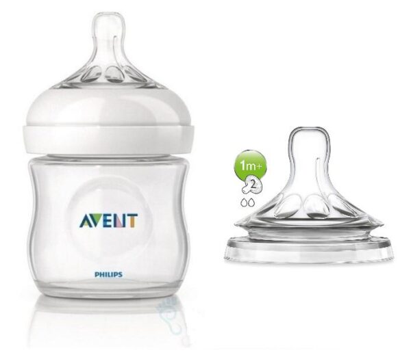 Lutipudel Natural Avent SCF690/17 125ml+toitmislutt 1+kuud 2tk