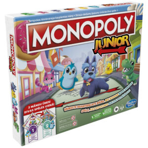 MONOPOLY Lauamäng Junior 2 Games In 1 (läti ja eesti keeles)