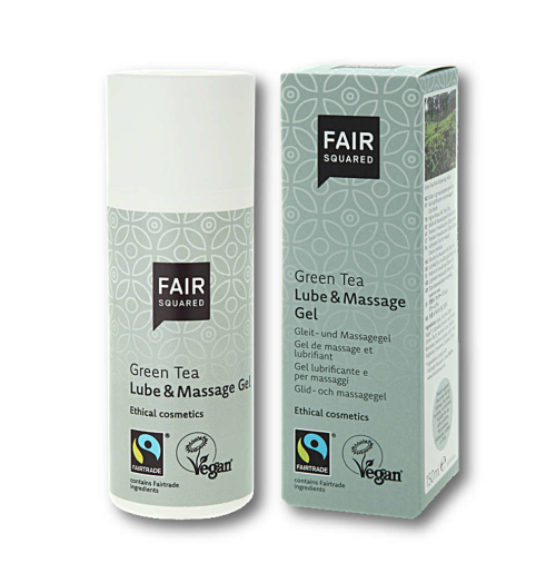 FAIRSquared libesti ja massaži geel rohelise teega 150ml