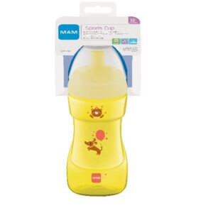 MAM Sports Cup 330ml helekollane/kollane õnnelik Kutsu 12+kuud