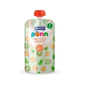Salvest Põnn öko pirni-virsiku-kiivismuuti 3x110g, alates 6-elukuust (1tuub-1,92eur)