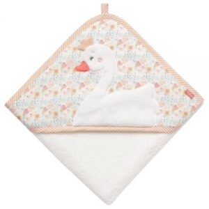 Vannilina kapuutsiga 80x80cm  Luik Baby Fehn