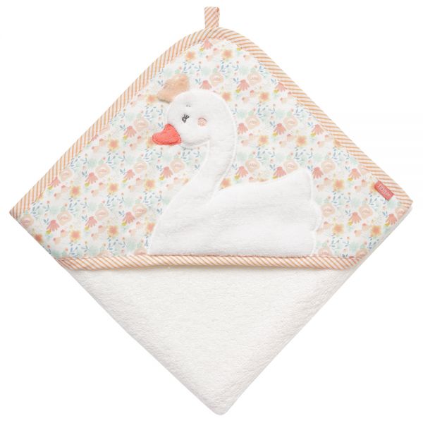 Vannilina kapuutsiga 80x80cm  Luik Baby Fehn