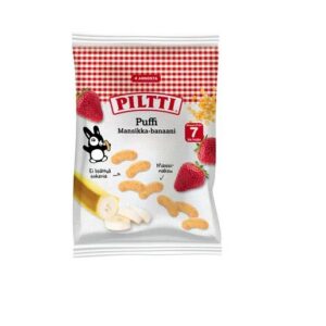 Piltti Piltti Puffi maasika ja banaani 2x28g, alates 7-elukuust (1pakk-1,99eur)