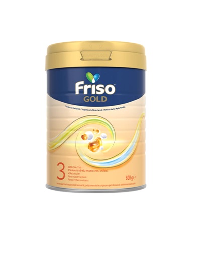 Friso Gold 3 jätkupiimasegu 800 g, alates 12-elukuust