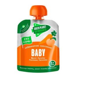 Green Planet Astronauts Orgaaniline beebi porgandi-virsiku püree 4+kuud 3x70g (1TUUB-1,22EUR)
