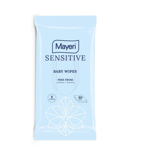 Mayeri Sensitive beebisalvrätikud 60 tk