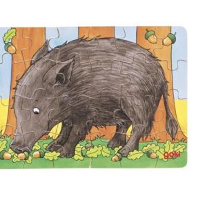 Goki minipusle “Metsaloomad – motiiv: Notsu” 4+aastasele 24-osa