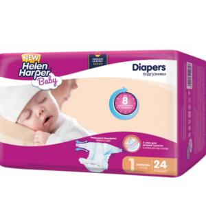 HELEN HARPER mähkmed Smart Choice Newborn 2-5kg (suurus 1) 24tk